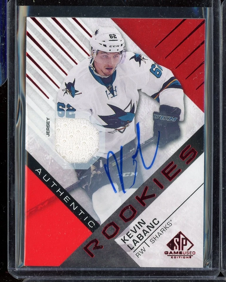 2016-17 SP Game Used Red #146 Kevin Labanc Jersey Autograph - Image 1 of 2