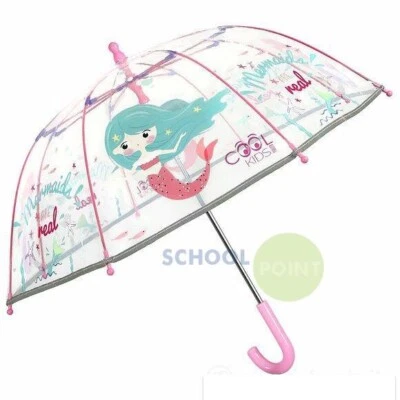 Ombrello Perletti Cupola Trasparente Sirenetta Perletti - Immagine 1 di 4
