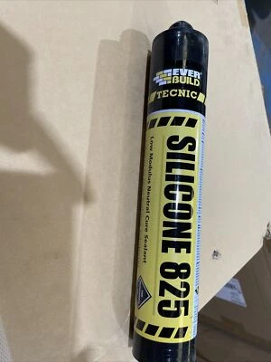 2x TECNIC SILICONE 825 EVERBUILD PROFESSIONAL SEALANT 380ML - 825 Brick Red