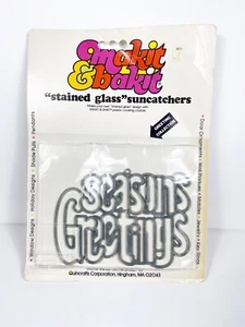 Makit & Bakit Stained Glass Frame-Up Seasons Greetings Suncatcher Crafts Kids - Picture 1 of 3