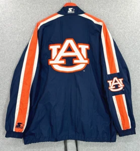Giacca a vento Starter Auburn University Tigers uomo XL/2XL* full zip - Foto 1 di 14