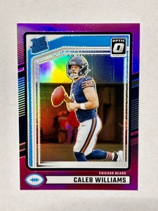 2024 Panini Donruss Optic Pink Preview Caleb Williams #327 Rated Rookie Card - Bild 1 von 2