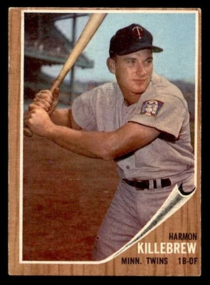1962 TOPPS # 70 HARMON KILLEBREW TWINS VG-EX 540472 (KYCARDS) - Image 1 of 2