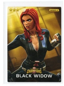 MCOC Marvel Concurso de Campeones Arcade Viuda Negra Serie 2 TARJETA SIN PAPEL DE ALUMINIO #6 - Imagen 1 de 1
