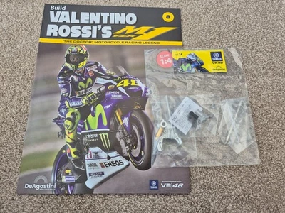 1/4 DEAGOSTINI BUILD THE YAMAHA YZR-M1 VALENTINO ROSSI BIKE PART ISSUE #8 - Image 1 of 3