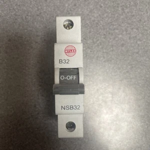 WYLEX 32 AMP Typ B 6kA MCB SCHUTZSCHALTER NSB32 NSB B32 32A Buchse einpolig - Bild 1 von 6