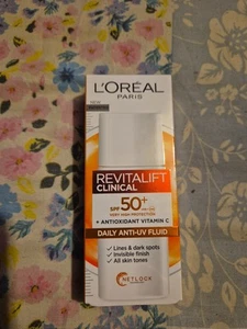 L'Oreal Paris Revitalift Clinical SPF 50+ Invisible UV Fluid, Protect, 50ml - Picture 1 of 3