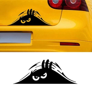 Car Auto Accessories Rear Windshield Decorative Angry Peeking Monster Sticker - Foto 1 di 9