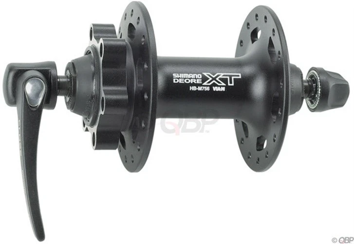 Shimano XT HB-M756 Front Hub - QR x 100mm, 6-Bolt, Black, 36h - Image 1 of 1
