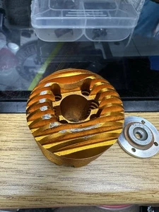 Nice Losi LST 1/8 4WD Dynamite Mach 427 .26 Orange Cooling Head ๐ฅ๐งจ - Picture 1 of 22