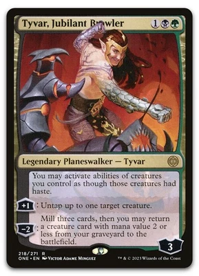 Tyvar, Jubilant Brawler #218 (NM) Phyrexia All Will Be One ONE Magic MTG - Image 1 of 2