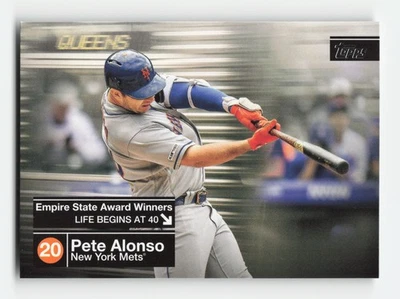 2020 Topps Empire State Award Winners #ESAW-19 Pete Alonso Near Mint or Better - Image 1 of 2