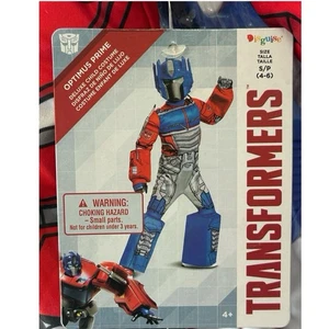 Disfraz de Transformers Optimus Prime NIÑOS SM 4/6 Juegos con disfraces Halloween Nuevo con etiquetas - Imagen 1 de 3