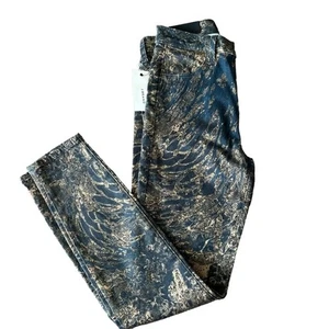 J Brand black Gold  jeans Wave Alana High-rise Stretch Skinny Jeans size 26 - Picture 1 of 11