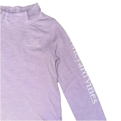 Pullover Vineyard Vines púrpura blanco logotipo de ballena talla 7-8 Foto 1 de 4
