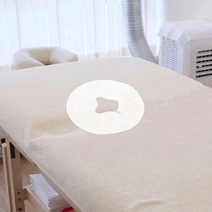50Pcs Disposable Massage Table Sheets Headrest Pads Face Pillow Cover - Picture 1 of 5