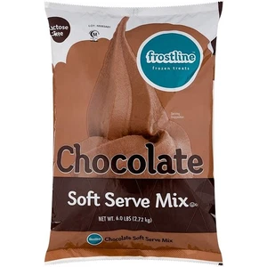 Spoonz Frostline Chocolate Soft Serve Mix, 6 Pound Bag with Fog Wipe - Picture 1 of 1