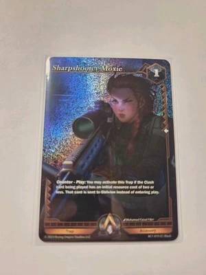 Alpha Clash Tcg The Awakening  Sharpshooter Moxie 019  Holographic - Image 1 of 2