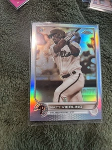 2022 Topps Chrome #181 Matt Vierling RC Rookie  Sepia Refractor Tigers NM-MT - Picture 1 of 1