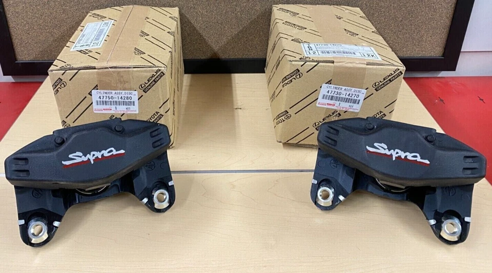 OEM 1993-1998 TOYOTA MK4 SUPRA 3.0L TURBO REAR BRAKE CALIPERS QTY 2 - Image 1 of 4