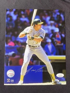 Jose Canseco Oakland A's Athletics 40/40 Signed Auto 8x10 Photo ~ JSA COA - Picture 1 of 5