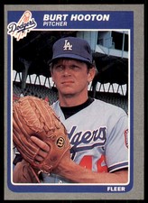 1985 Fleer Burt Hooton 100 Baseballl Cards #373