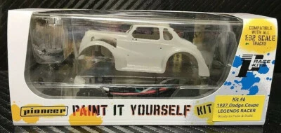 Pioneer White '37 Dodge Coupe Legends Racer DPR 1/32 Slot Car Kit KIT#6(PIY) - Photo 1/3