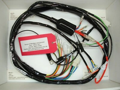 Suzuki GT500 (модели A & B реплика основной жгут проводов) - Изображение 1 из 4