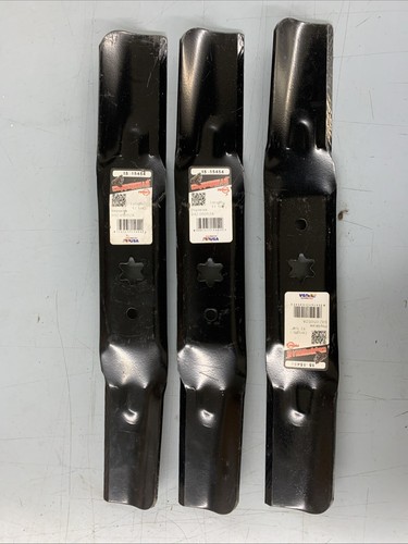 3 Cuchillas De Corte Para Cortacésped Cub Cadet, MTD, Massey Ferguson - Modelos LX50, RZT-L50...