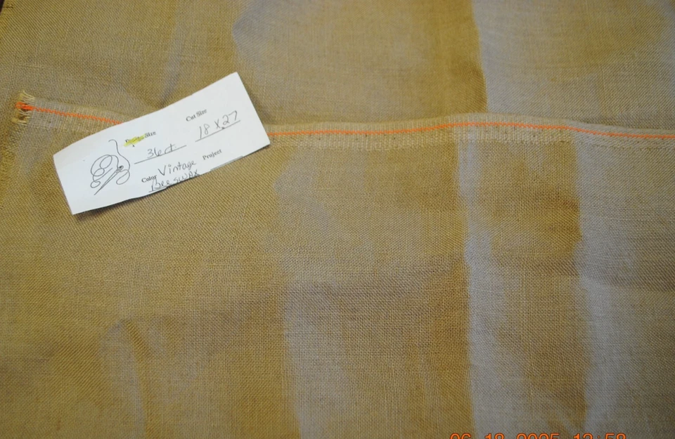 Cross Stitch Linen Fabric 36 Count YOUR CHOICE - Image 1 of 1