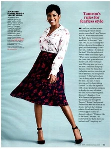 Tamron Hall Pinup Ralph Lauren Skirt Sexy Legs Heels Magazine CLIPPING Photo - Imagen 1 de 1