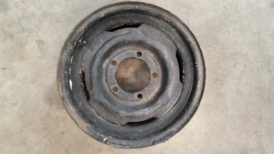 ONE VINTAGE STEEL 15x5 WHEEL/ RIM 5 ON 5.5 BOLT PATTERN - Picture 1 of 10