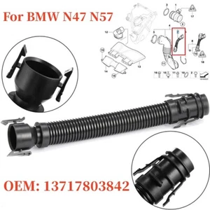 Air Filter Intake Breather Hose Pipe For BMW 1 3 5 7 Series X3 X5 X6 13717803842 - Picture 1 of 7