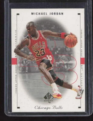 1998 Upper Deck SP Authentic #4 Michael Jordan - Image 1 of 2