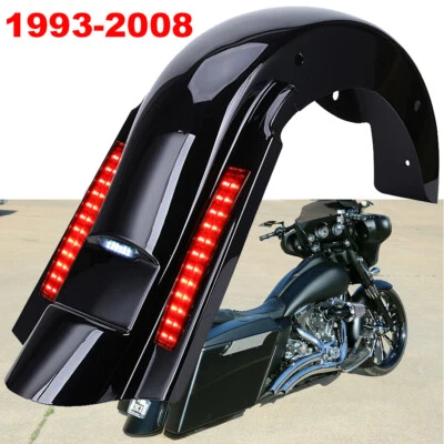 Classic 4" Stretched Extended Fender For Harley Touring Road King Electra Glide - Image 1 of 4