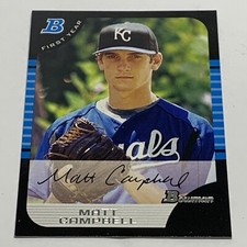2005 Bowman Royals Baseball Card #177 Matt Campbell NM USA FAST SHIP