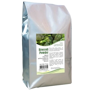 Broccoli Powder 1kg 100% Natural 100% Whole Broccoli Stalks and Florets - Picture 1 of 2