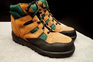 Lands' End 55204 Botas Medianas Cuero Marrón Cómodas Senderismo Con Cordones Para Hombre Talla 8 M - Imagen 1 de 18