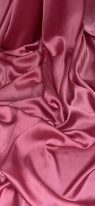 Pink Charmeuse Satin Fabric 58'' PRICE PER METER - Picture 1 of 2