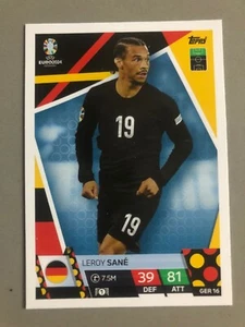 Topps Match Attax Euro 2024 Ger16 -Sanè Leroy- Germania - Picture 1 of 1