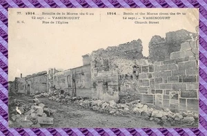 CPA 55 - Vassincourt - Street die Church - Imagen 1 de 2