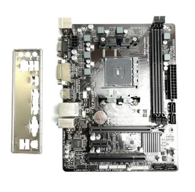 Gigabyte Ga-f2a55m-hd2 Rev.3.0 AMD Micro-Atx Zócalo FM2+ Placa + I / o-Shield - Imagen 1 de 4