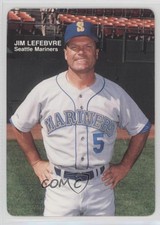 1989 Mother's Cookies Seattle Mariners Stadium Giveaway Jim Lefebvre #1