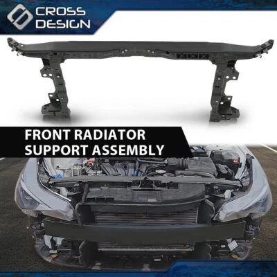 Front Radiator Support 64101-AA00 Black Fit For 2021-2023 Hyundai Elantra - Image 1 of 4