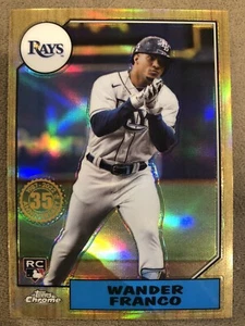 2022 Topps Chrome WANDER FRANCO #87BC-13 - Rookie 35th Anniversary - RC - A302 - Picture 1 of 2