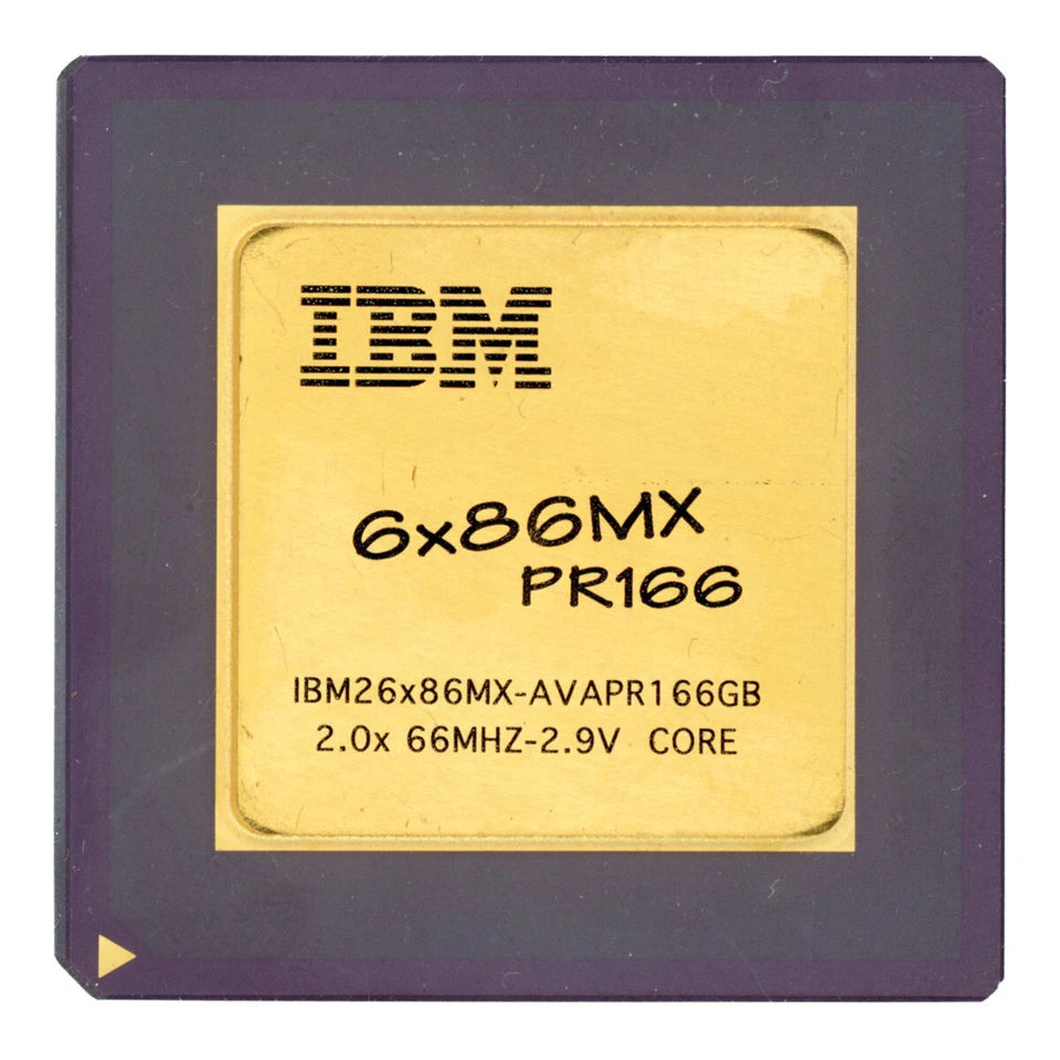 Processor CPU IBM 6x86MX PR166 IBM26x86MX-AVAPR166GB 133MHz 2.9V Socket 296 Spga - Image 1 of 1