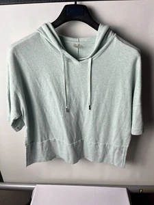 Calia by Carrie Underwood 3/4 Short Sleeve Hoodie Top Green Size Large - Picture 1 of 3