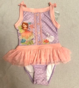 Disney Store Princess Sofia Deluxe Swimsuit Girl  - Picture 1 of 5
