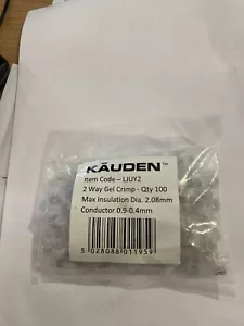 100 Genuinos 8A 2 Hilos Teléfono Jalea Crimpadoras BT Virgen Teleco Conector Carpintero - Imagen 1 de 1