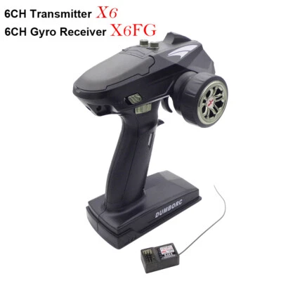 RC Model X6 2.4G 6CH RC Transmitter X6FG Gyro Receiver for RC Car Boat Marine - Image 1 of 4